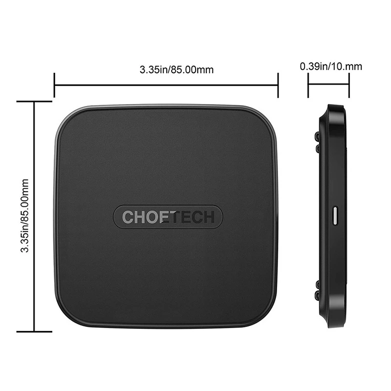 Choetech Usb Type C Qi Беспроводное зарядное устройство для Iphone 7 6S 8 Plus Samsung Galaxy S8 |