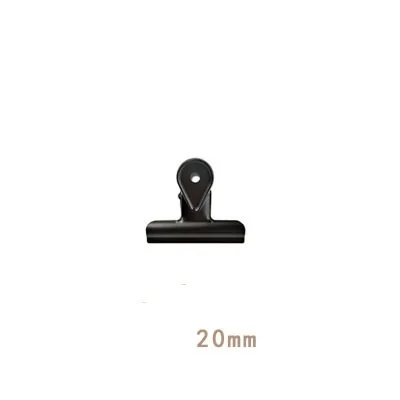 matte black Ретро бронзовые черные матовые металлические зажимы ласточкин хвост канцелярский бумажный органайзер для документов скоросшиватель зажим школьные офисные принадлежности для хранения - Цвет: matte black