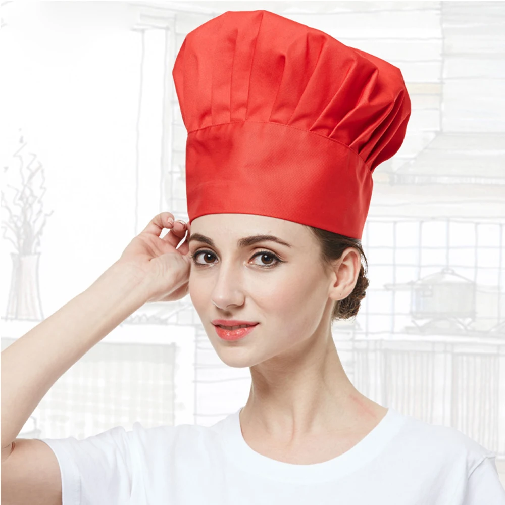 Новинка, унисекс, складывающаяся шапка, шапка шеф-повара, штаны, пальто, высокие повара, головные уборы официантов, для взрослых, для ресторана, для отеля, пекарни, столовой, повара