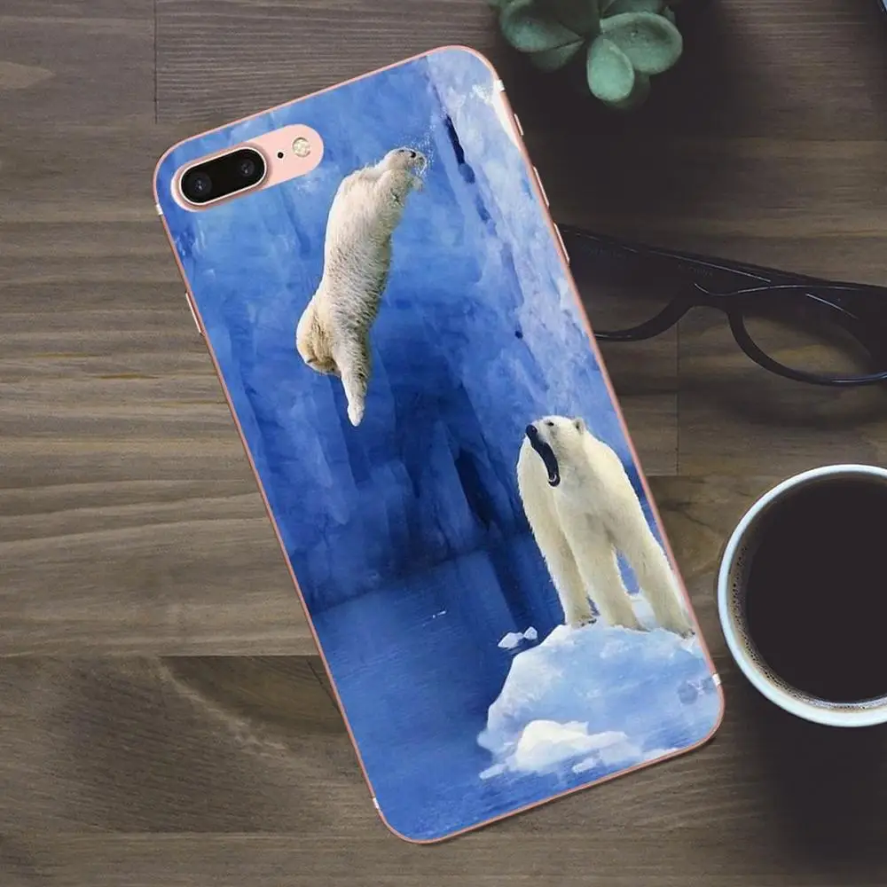 Милый чехол для телефона черный белый медведь Huawei G8 Honor 5C 5X 6 6X 7 8 9 Y5II Mate P7 P8 P9 P10 P20 Lite