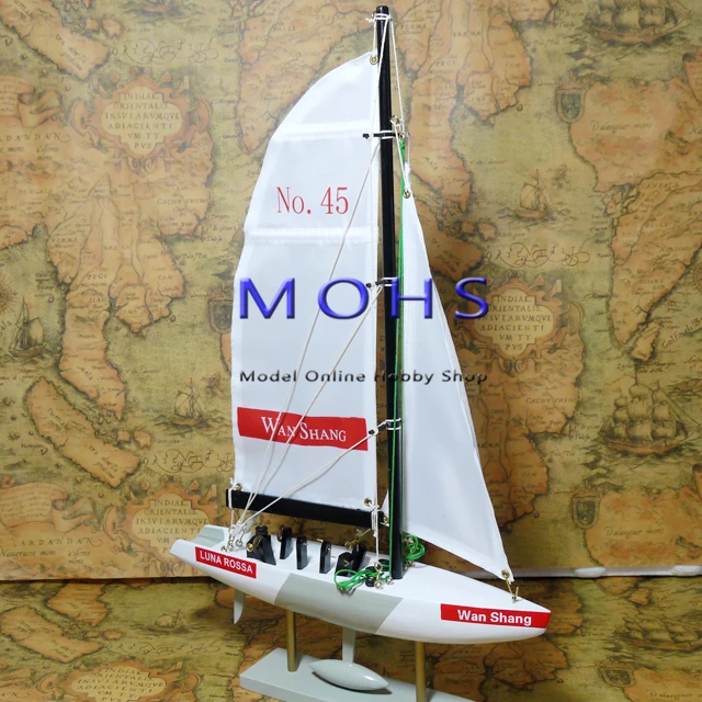 Бесплатная доставка 3 вида цветов деревянные модель парусной лодки Деревянные