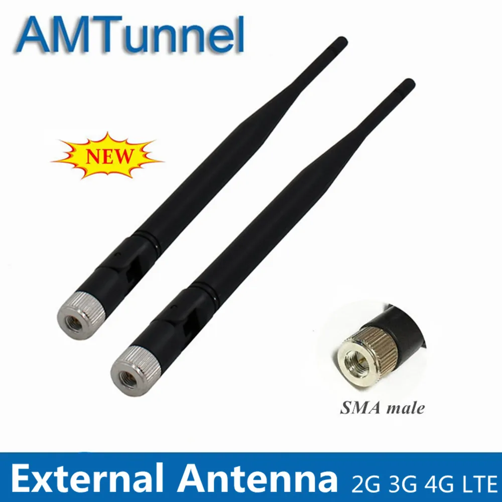 4G антенна SMA 6dBi 3G LTE Антенна 2 шт./пара 4 ГГц wifi 700 2700 МГц для маршрутизатора Huawei ZTE USB