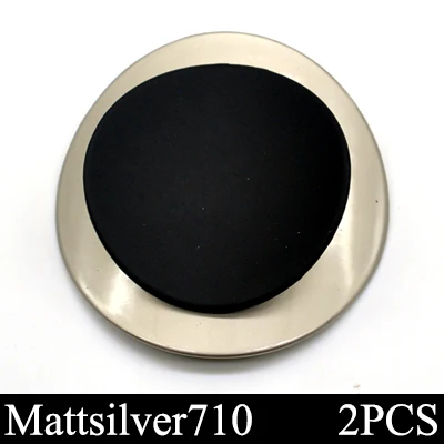 Matt silver 710 Новая мода 2 шт./лот 40 мм большая золотая металлическая декоративная кнопка для женщин Норковое Пальто швейные изделия аксессуары Скрапбукинг - Цвет: Matt silver 710