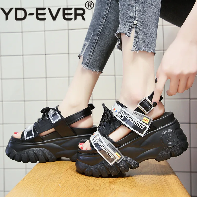 Женские босоножки на толстой платформе INS повседневные цветные лето 2019 | Обувь