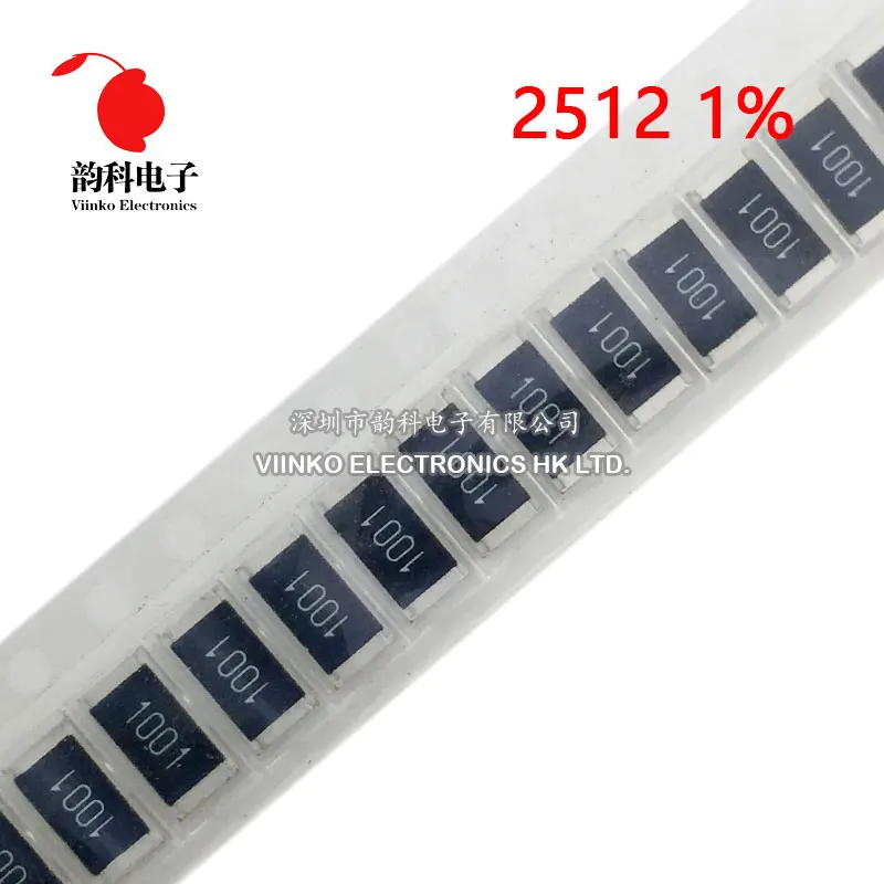 50 шт. 2512 1% SMD резистор 0R ~ 10 м 1 Вт 0 100 150 220 330 Ом к 2 К 1R 10R 100R 150R 220R 330R 470R м|Резисторы| |