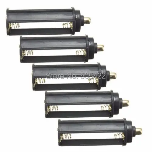 100pcs/lot 3AAA 3 AAA Battery Plastic Holder Box Case Cylindrical Type For 18650 Flashlight wholesale |