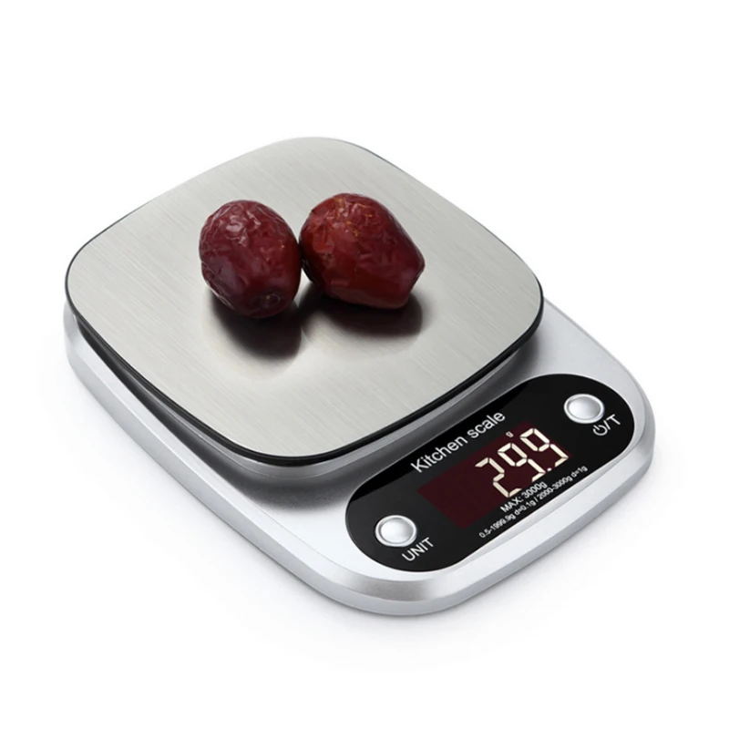 Новые цифровые весы для домашней кухни 3 кг/5 кг/10 кг 0,1 г/1 г электронные кухонные весы из нержавеющей стали