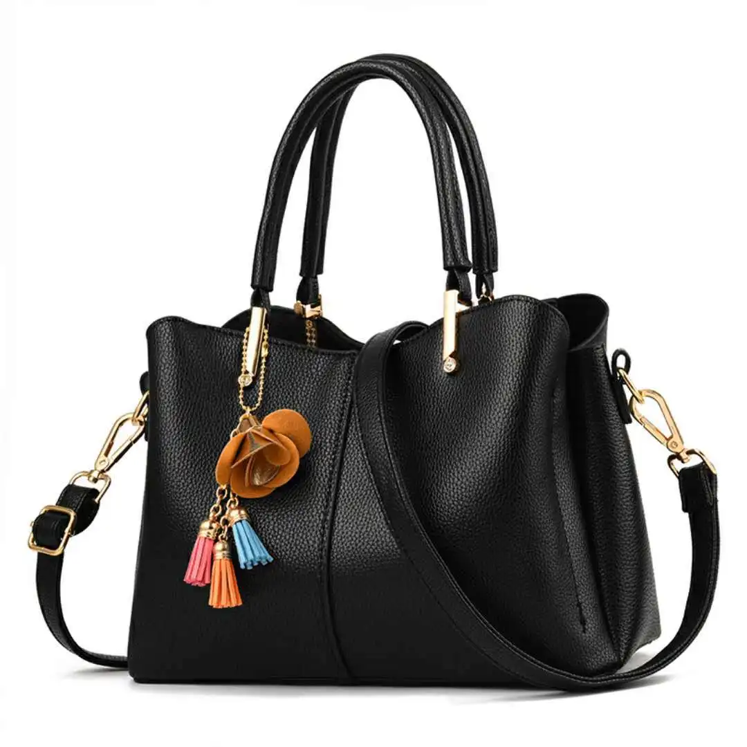 Роскошные Качество Для женщин кожа Повседневное Tote Винтаж кисточкой женская