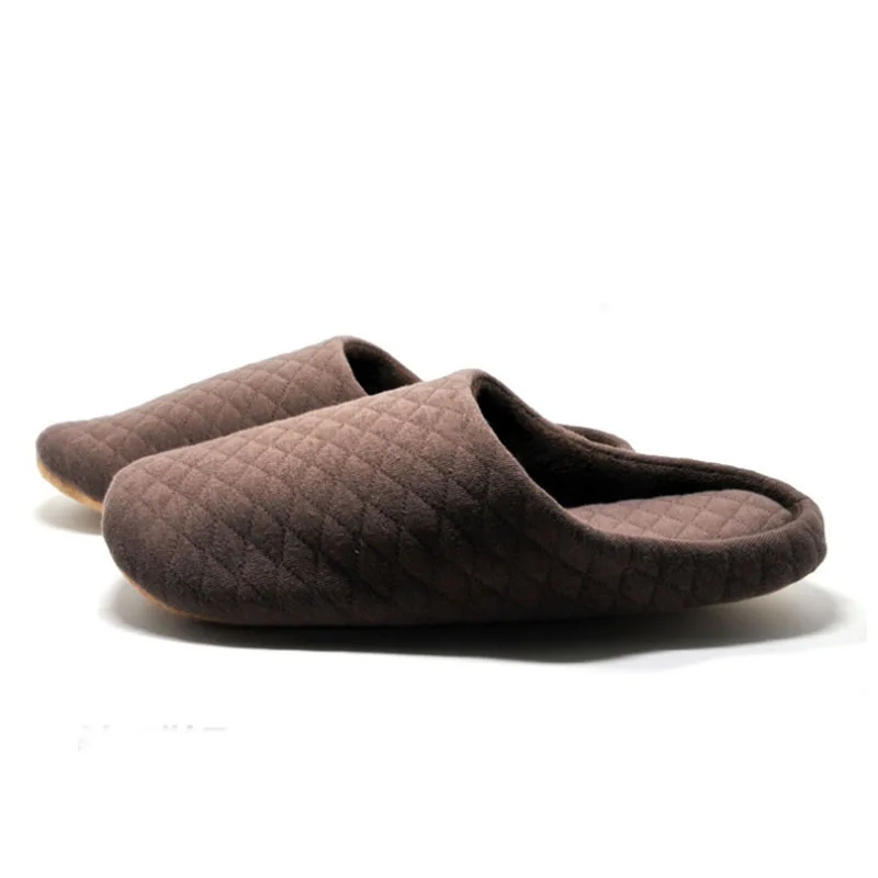 Шлепанцы Jron мужские/женские из хлопчатобумажной ткани для дома однотонные