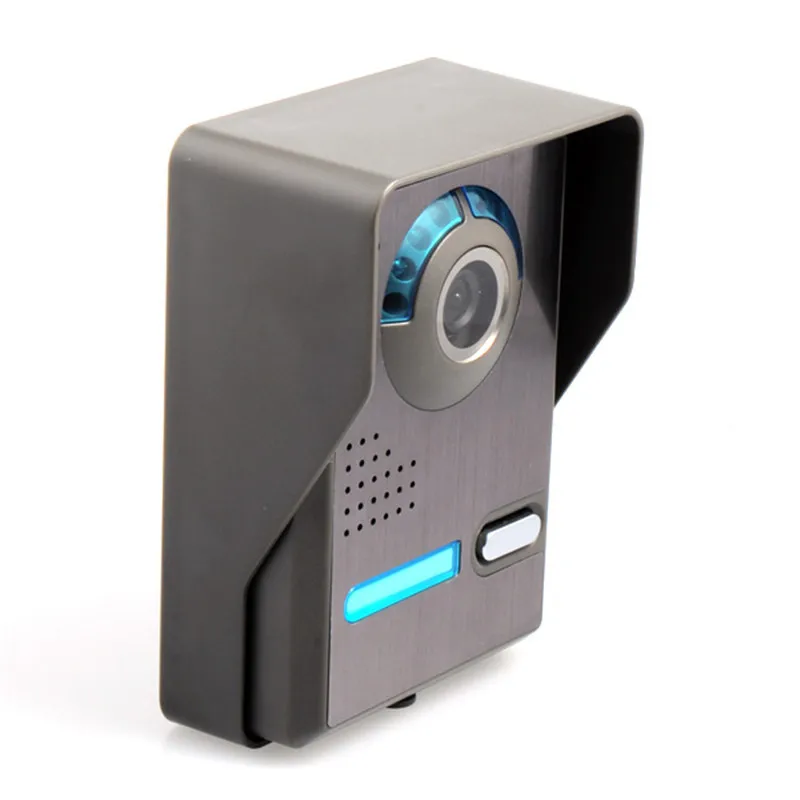 FREE SHIPPING 7 Inch Night Vision Digital Color Video Door Phone Intercom Doorbell Doorphone System Touch Pad Monitor &amp Camera |