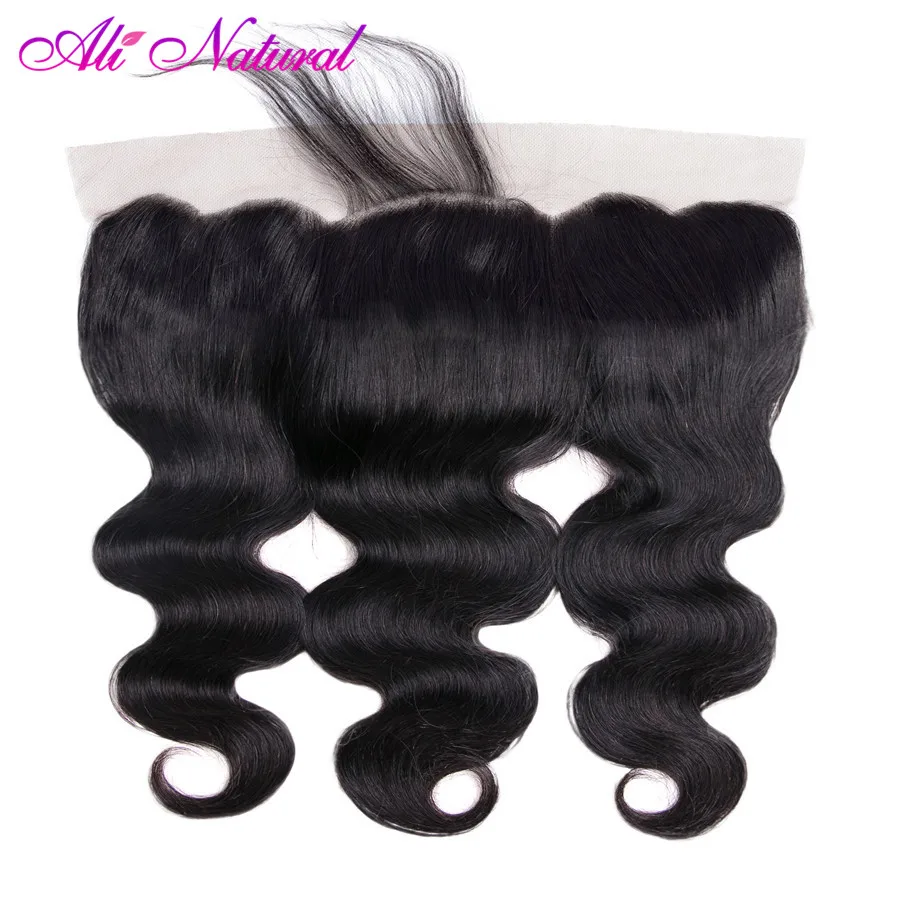 Перуанские объемные волнистые человеческие волосы 3 пучка с фронтальным