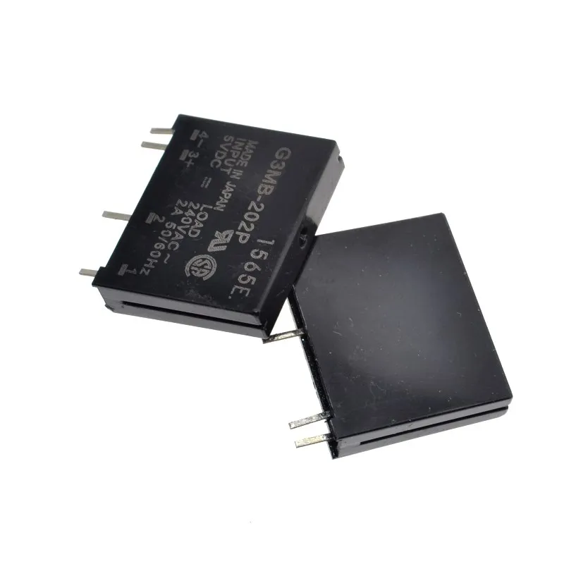 Бесплатная доставка 10 шт. Φ PCB SSR в 5VDC Out 240V AC 2A твердотельное реле|Интегральные