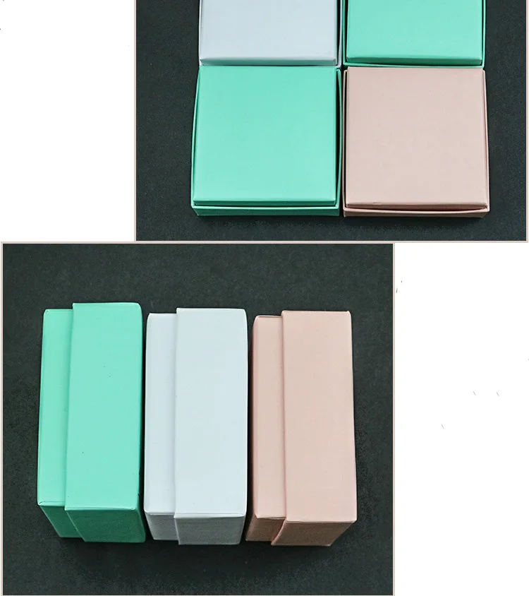 

10 Pcs/Lot Kraft Paper Gift Boxes With Fashion Jewelry Ring Necklace Pendant Earring Persentation Box Cases Display Packaging