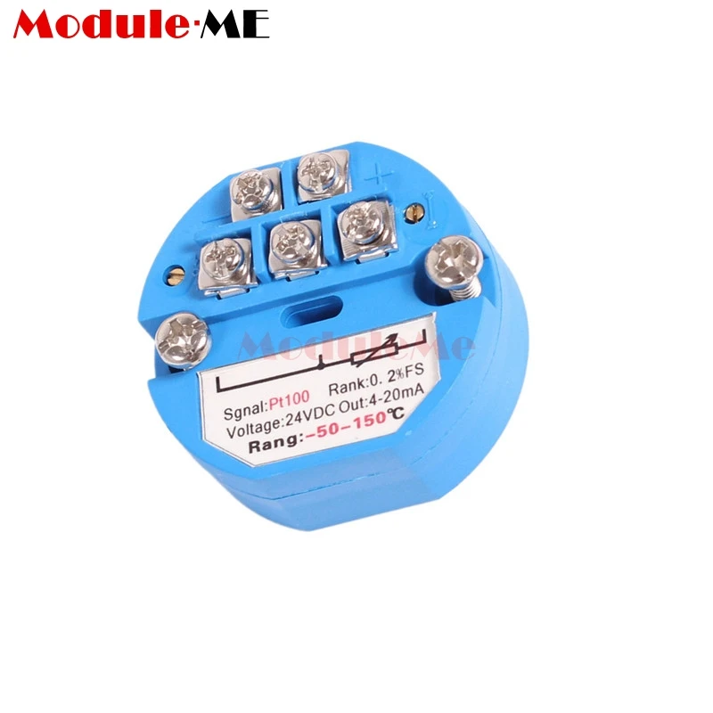 Датчик температуры модуль передатчика D датчик en 4-20MA 0~ 200 RTD PT100 4mA 20mA DC 24V плюс-минус 0,2 процентов FS