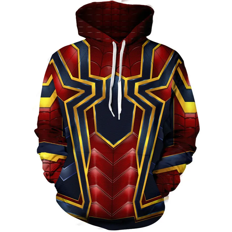 No zipper style Железный Человек-паук косплей Питер парке костюм Venom Человек-паук повседневные худи и свитшоты толстовка куртка на молнии для взрослых мужчин и женщин - Цвет: No zipper style