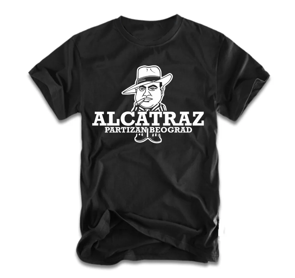 Новинка 2018 модные футболки Alcatraz футболка Ultras Partizan Белград Beograd Grobari летняя