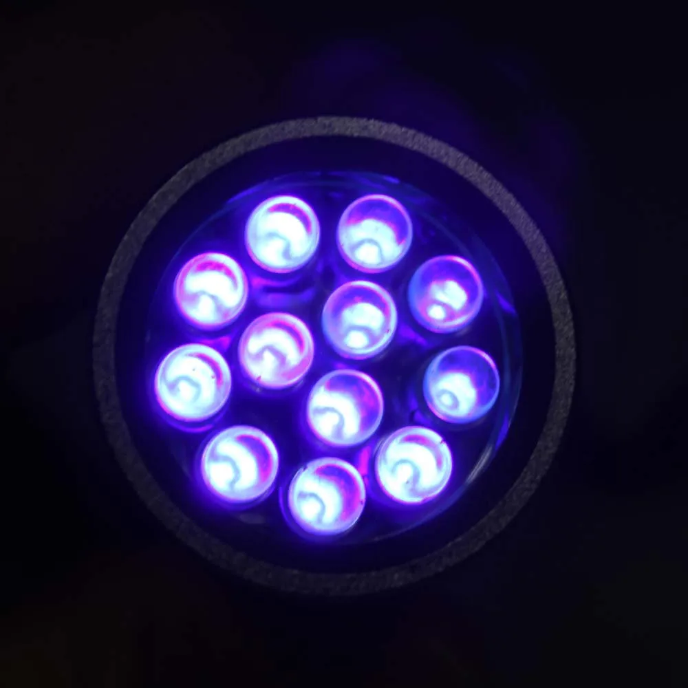 12 шт. 395nm УФ светодиодный фонарик (3xaaa)|flashlight led|led torch flashlightflashlight led bulb |