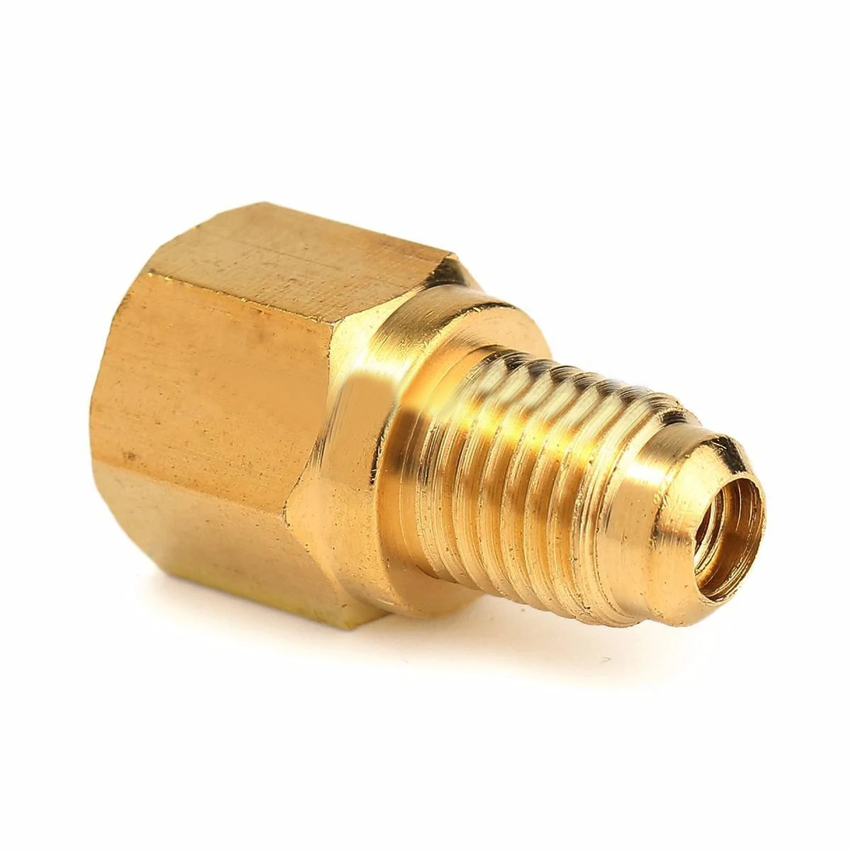 

Новый адаптер R134a бак хладагента 1/2 дюйма ACME Female x 1/4 дюйма Male Flare