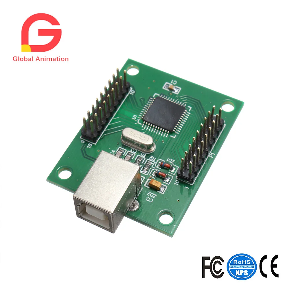 DIY Arcade Parts Bundles Kit With 12 Push Buttons 2 Joysticks Player Micro Switches And Jamma USB Control PCB | Спорт и развлечения