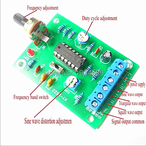 Электронный комплект DIY 50 5 кГц ICL8038 асинхронный монолитный генератор сигналов