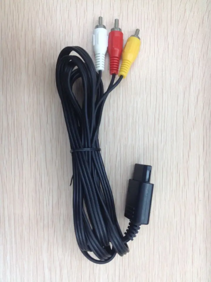 Новый 3 портовый входные каналы RCA адаптер Переключатель AV DVD для PS2 Аудио Видео