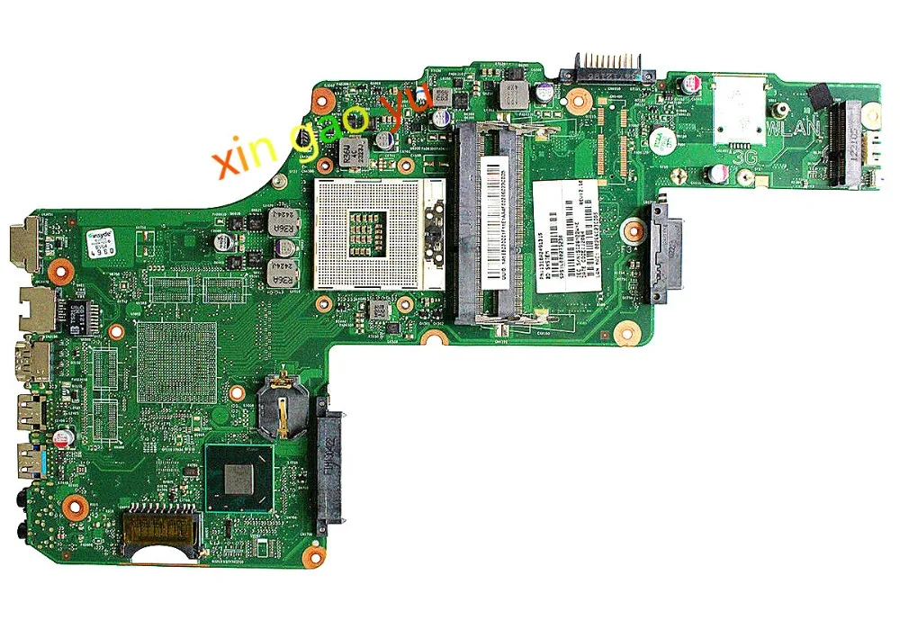 

Материнская плата для ноутбука Toshiba, Satellite L850, L855, V000275230, HM70, PGA989, DDR3, встроенная, 100% протестирована, ОК