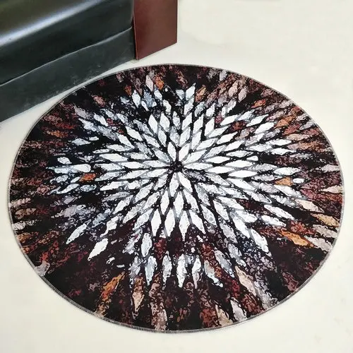 5 мм ультра тонкий весенне летний большой круглый ковер коврик для гостиной