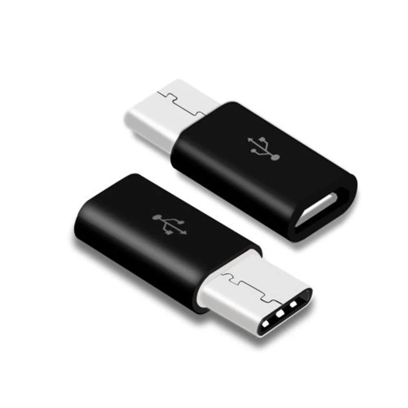 5 шт./партия Универсальный USB 3,1 type-C мужской разъем для Micro USB Женский конвертер USB-C адаптер данных type C устройство черный и белый