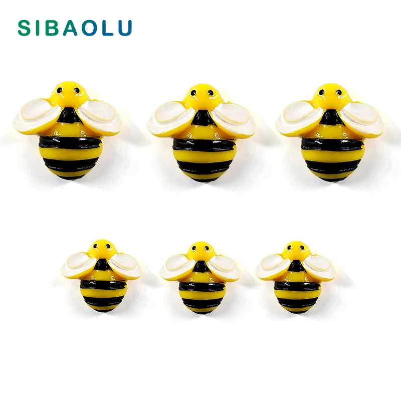 6 шт. желтый Пчела магнит на холодильник Мультяшные животные Белая Доска стикер