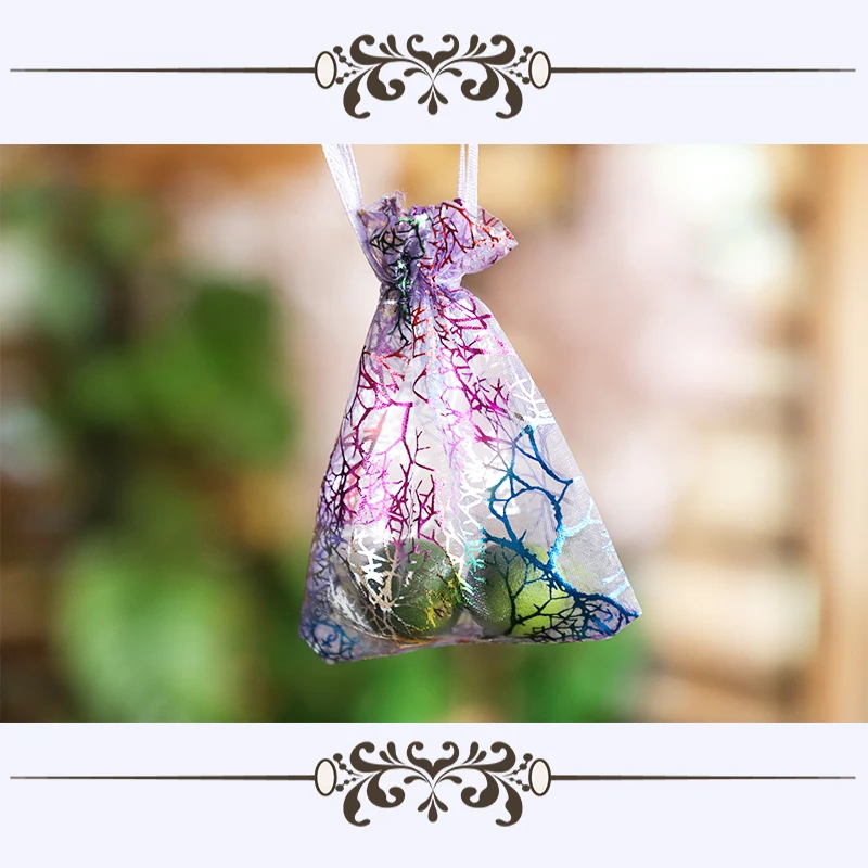 One Dozen Packing Bags Organza Gift Wedding Party Supplies bag Transparent Packets For Dessert and Fruits | Дом и сад