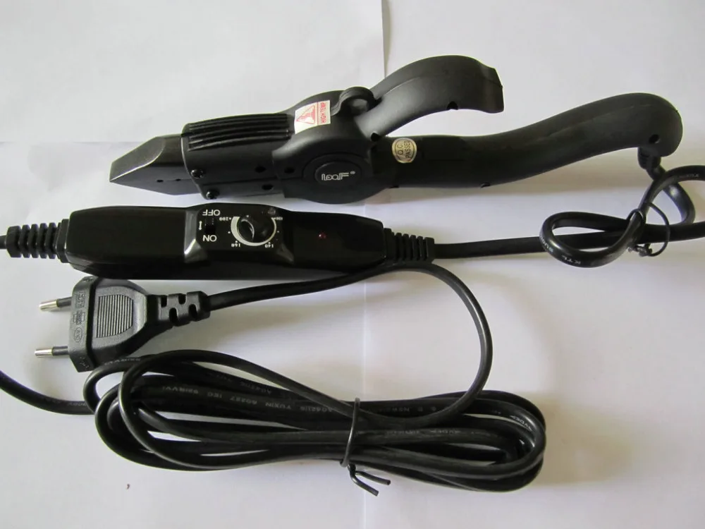 Бесплатная доставка loof наращивание волос Железный жидкий кератин Инструмент