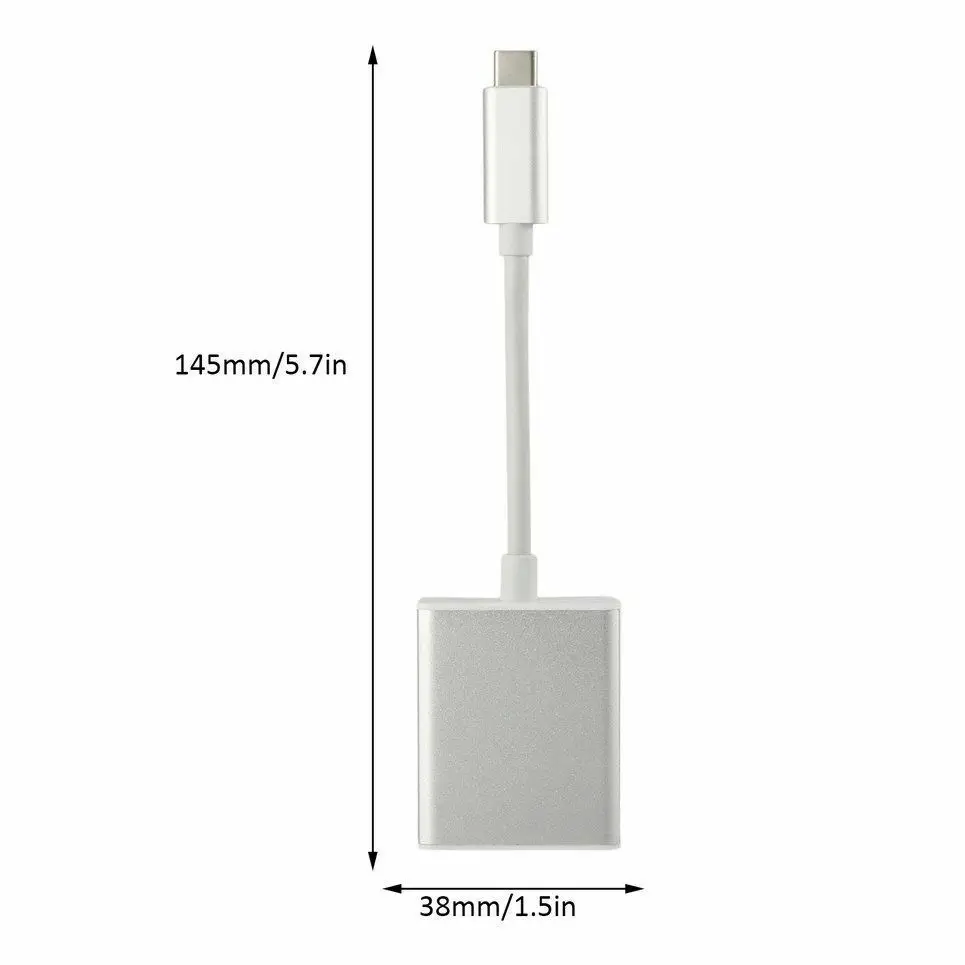 USB 3 1 type C к VGA адаптер мужчина 1080 p Женский конвертер| |