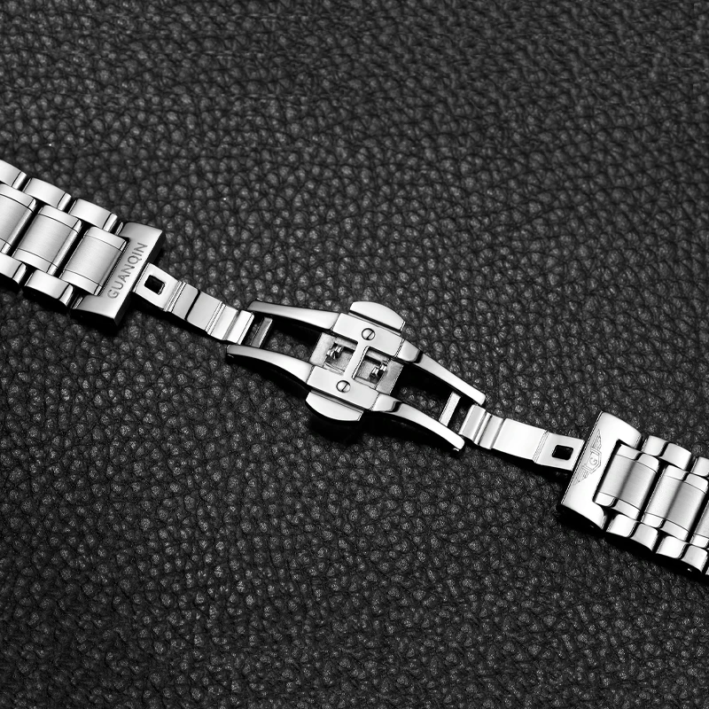 

GUANQIN New Sport Watches Luxury Multifunction Quartz Watch men Chronograph Calendar Luminous Male Clock Steel Relogio masculino