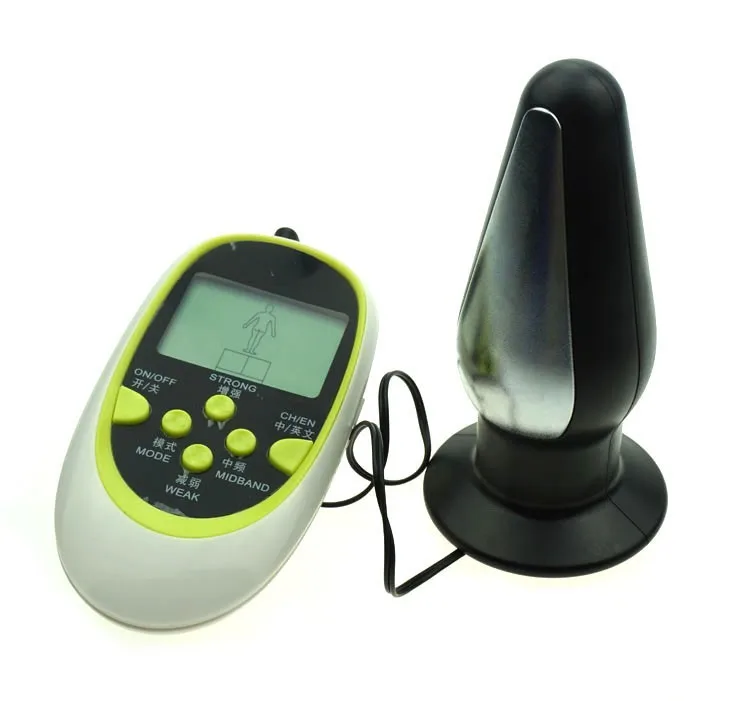 Электрический Медицинский шок Супер большой размер Анальная пробка простата
