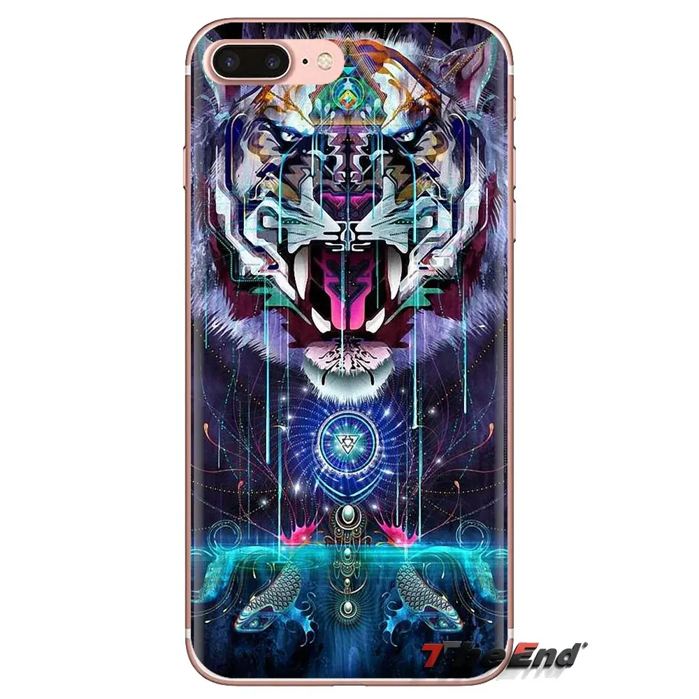 TPU Case Trippy Feral Tiger fractal Fractalius For HTC One U11 U12 X9 M7 M8 A9 M9 M10 E9 Plus Desire 630 530 626 628 816 820 830 |