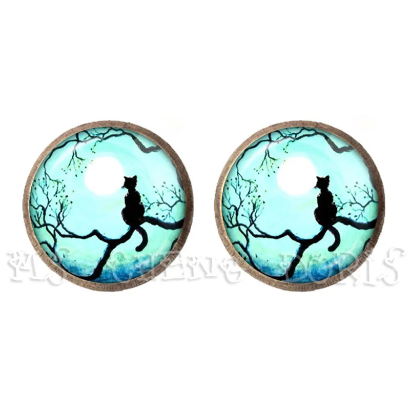 Для женщин красивая детская футболка с рисунком кота для стеклянного ювелирного