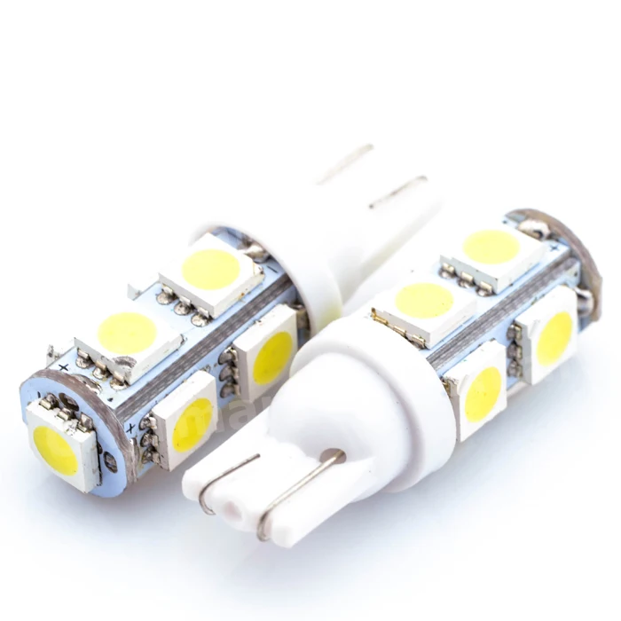 Лучшая цена 2X 10 194 168 W5W 9 светодиодный 5050 SMD белый автомобильный клиновидный