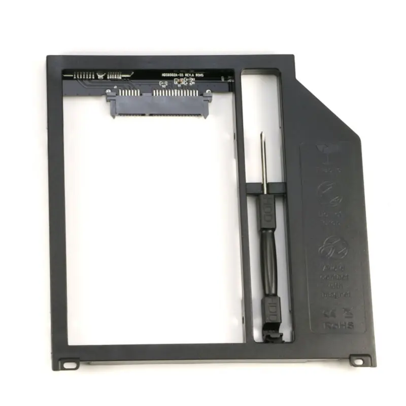Чехол для жесткого диска 2nd HDD Caddy 9 5 мм SATA 3 0 2 дюйма дизайн корпуса Apple MacBook PRO Unibody