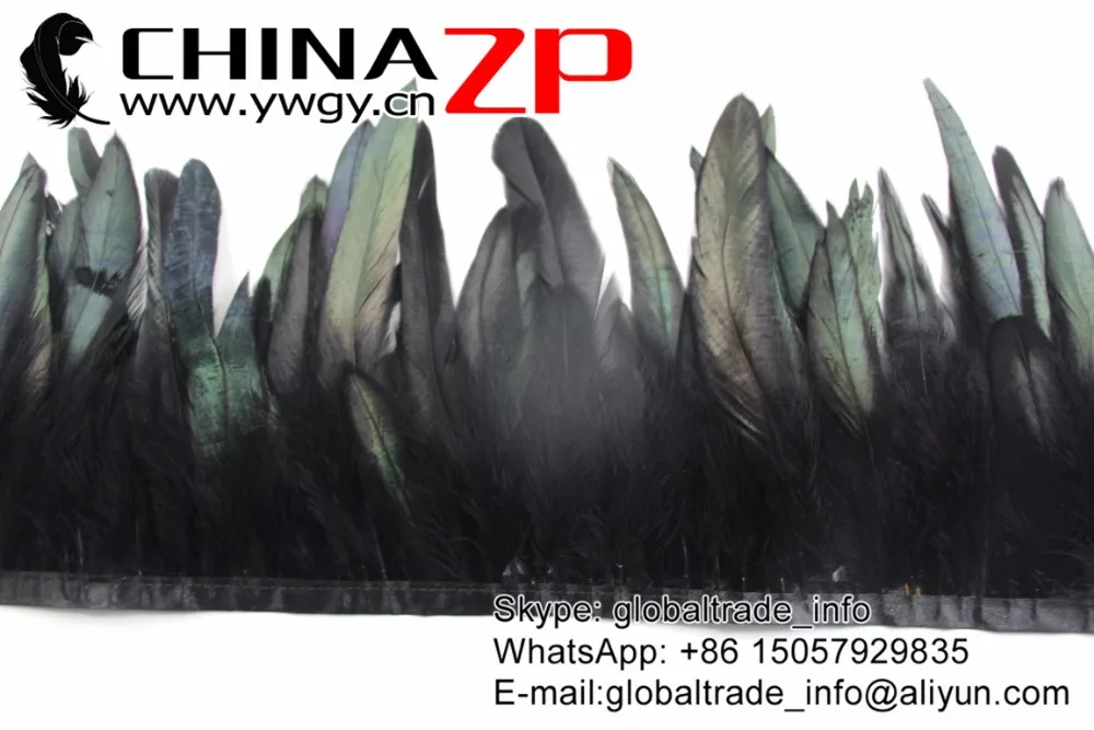 Завод CHINAZP оптовая продажа 10 ярдов/Лот изящная окрашенная черная петушиная