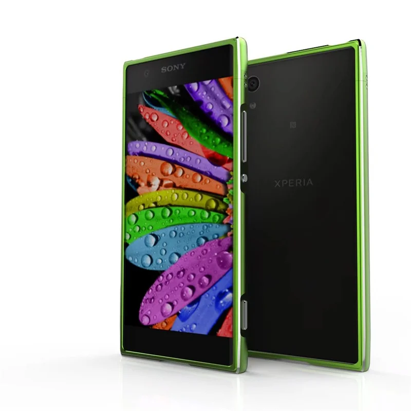 Aluminum Metal Bumper Frame For Sony Xperia XA1 Plus Case Luxury Shockproof Shield Dual Color for Xa1 plus XA1+ Cover | Мобильные