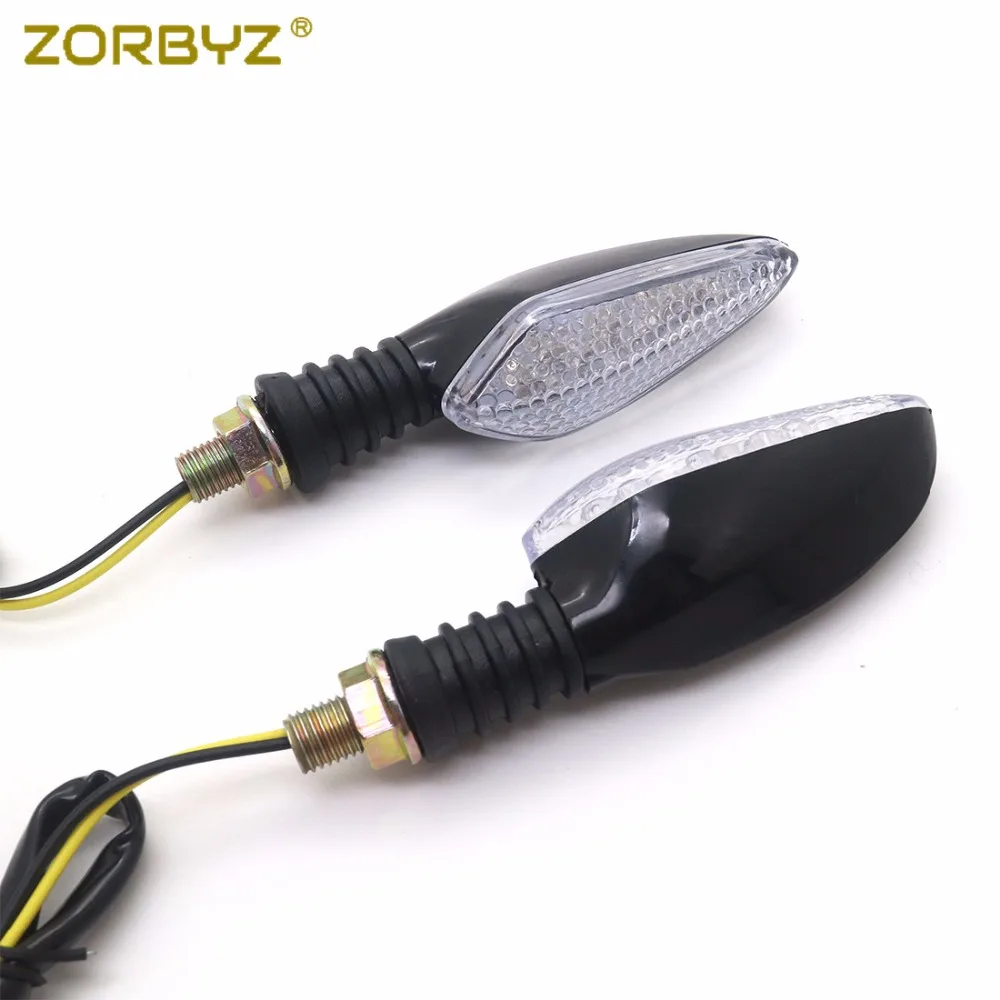 Зеленый светодиодный индикатор поворота ZORBYZ для мотоцикла Honda Yamaha Kawasaki KTM Sport Street