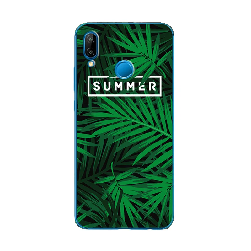 Мягкий чехол для телефона из ТПУ Huawei P20 Lite с красочным рисунком новинка HuaweiP20 Capa
