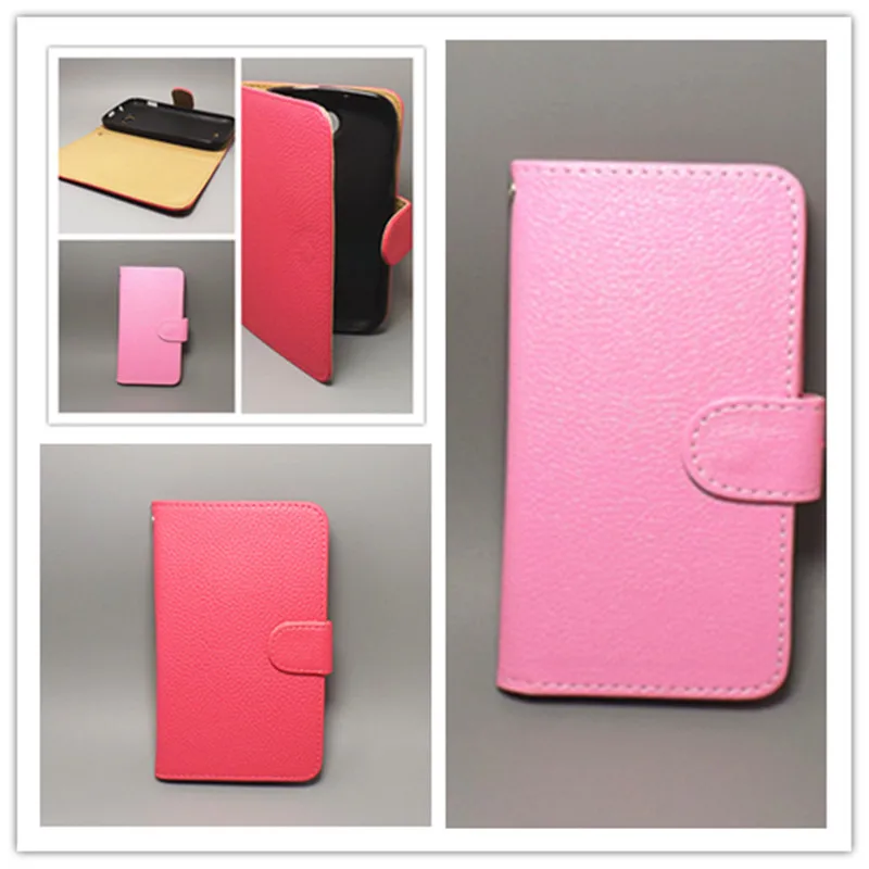 7 colors For Alcatel One Touch Pop C7 7041 7041D OT7041 Lichi Texture Leather Case Pouch Flip case Free Shipping | Мобильные
