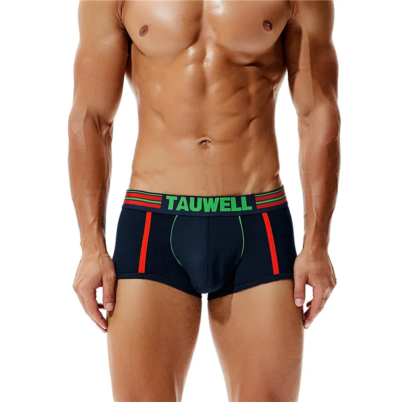 Новое мужское нижнее белье TAUWELL 3 шт. в упаковке мужские боксеры сексуальные трусы
