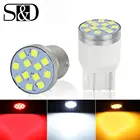 Автомобильная светодиодная лампа T20 7440 7443 1156 BA15S BAU15S LED 1157 BAY15D BA15D 12SMD 3030, стоп-светильник, сигнал поворота, автомобильная лампа 12 В, 2 шт.