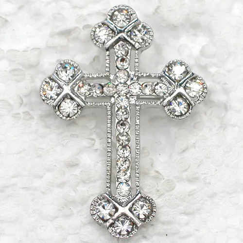 Модная брошь со стразами 12 шт./лот оптовая продажа броши с перекрестными