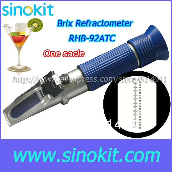 (Синий) рефрактометр для пива Brix без калибровочного масла|beer refractometer|brix
