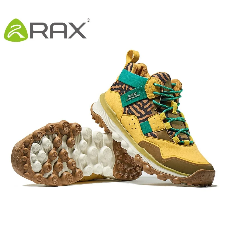 Rax для мужчин открытый Треккинговые ботинки с высоким берцем женская спортивная