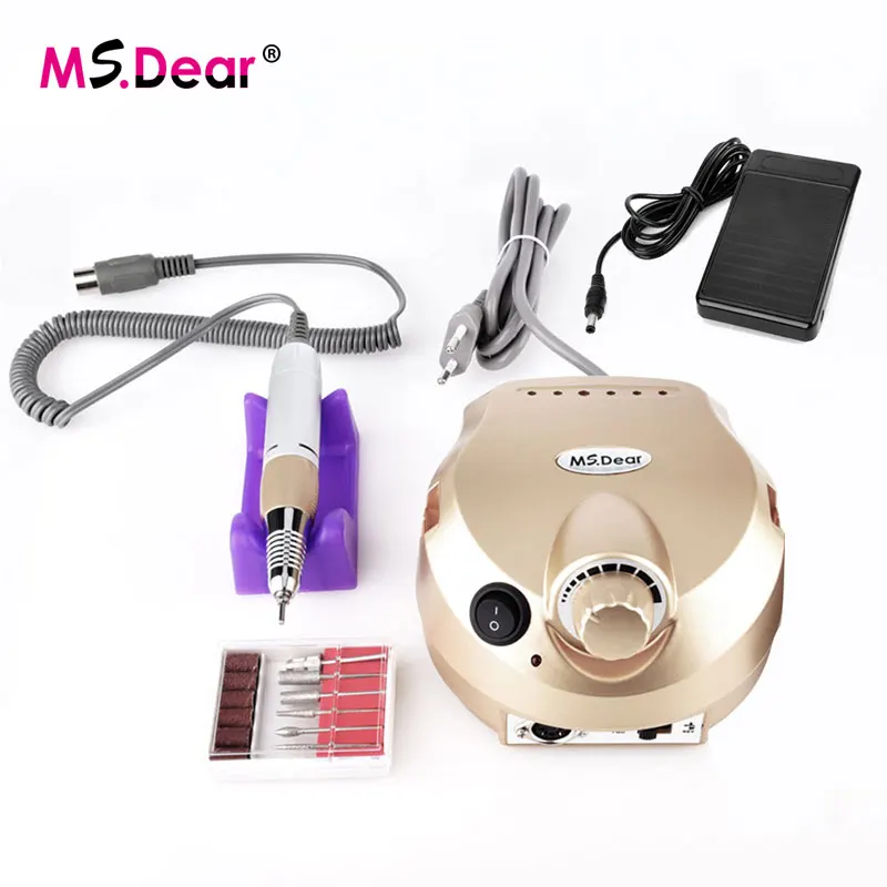 

30000RPM Electric Acrylic Nail Art Drill Machine for Manicure File Bits Nail Cutter Nail Manicure Kit Salon & Home Nail Tool Set