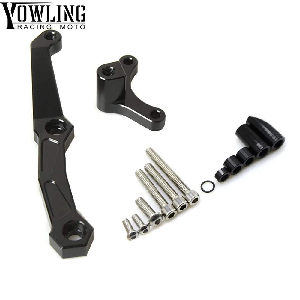 

For Kawasaki Z800 2013 2014 2015 2016 2017 Aluminum Adjustable Motorcycles Steering Stabilize Damper Bracket Mount Kit Z800